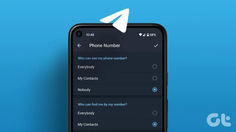 Comment masquer votre numéro de téléphone sur Telegram