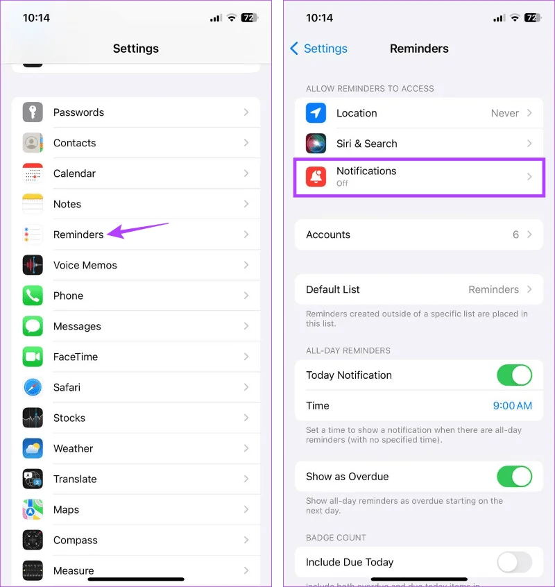 9 manieren om iPhone-herinneringen te repareren die niet werken in iOS 17