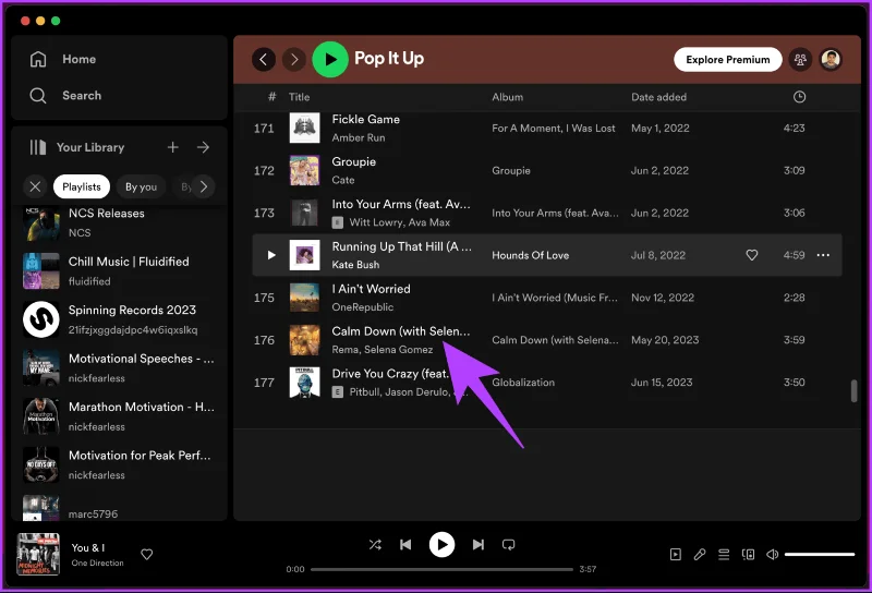 Een nummer op Spotify herhalen zonder handmatige tussenkomst