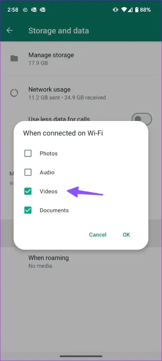 Top 9 manieren om WhatsApp-video's te repareren die niet worden afgespeeld op iPhone en Android