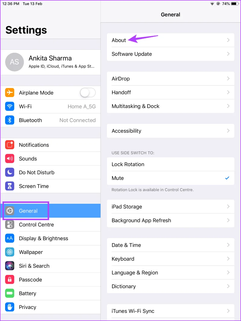 Come trovare il modello di iPad che possiedi