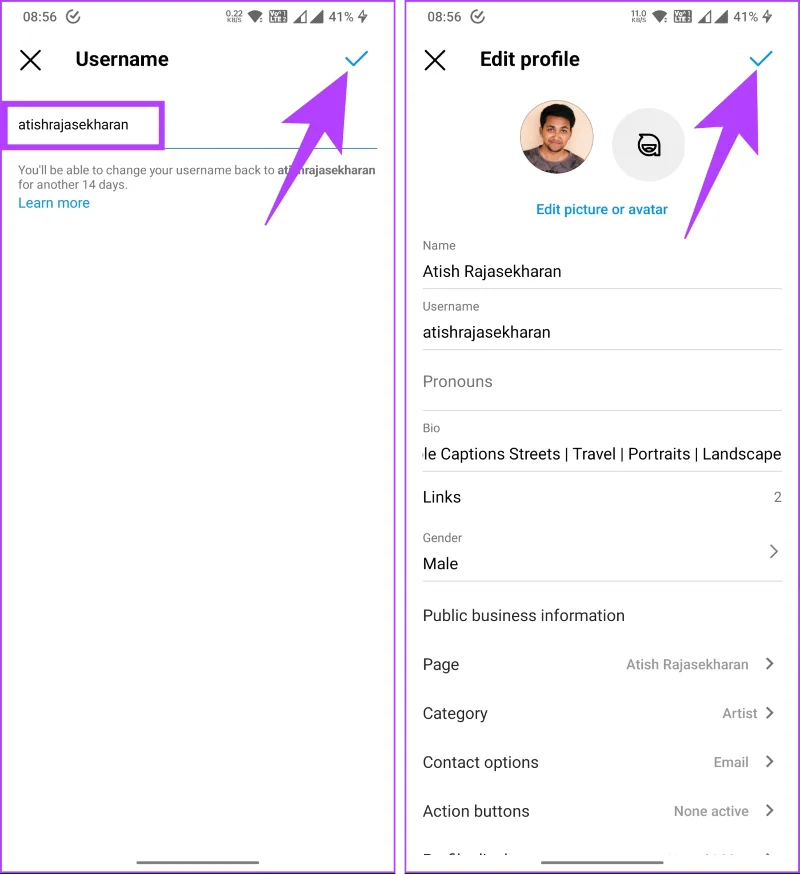 2 semplici modi per unire gli account Instagram