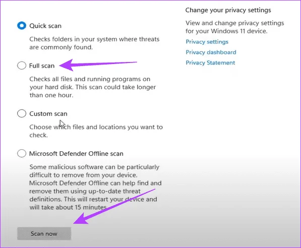 Las 5 soluciones principales para el error interno del programador de videos en Windows 11
