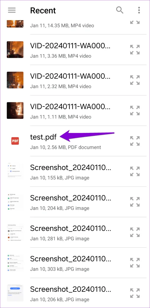 Hoe u het bestandstype (extensie) op Android kunt wijzigen