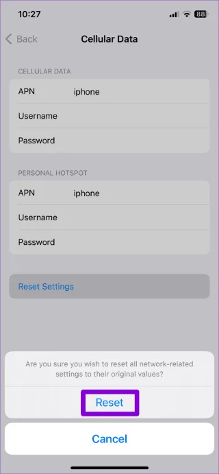 Top 9 oplossingen voor de fout 'Kan mobiel datanetwerk niet activeren' op de iPhone