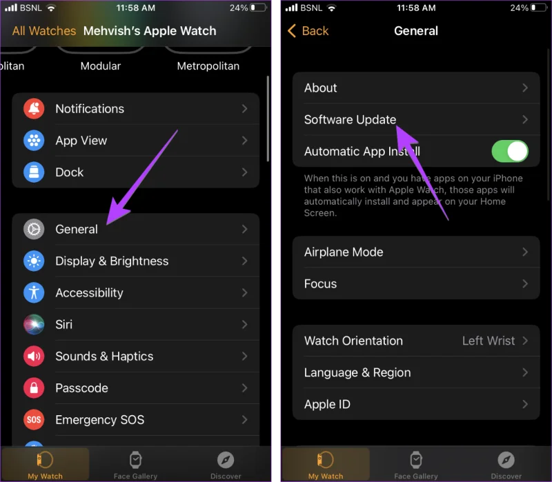 Come eseguire il ping di Apple Watch da iPhone e Vice Versa