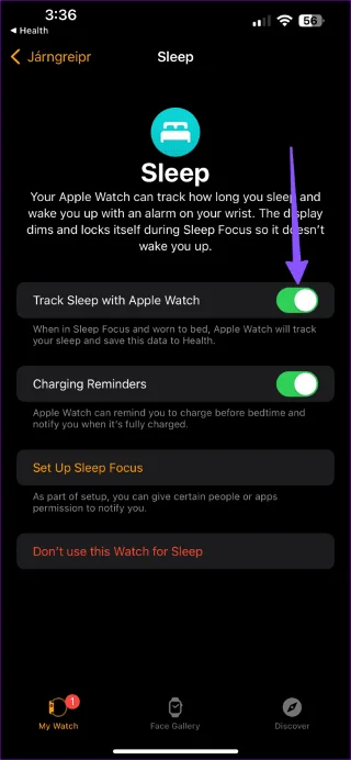 Gli 11 modi principali per risolvere il problema con Apple Watch che non monitora il sonno