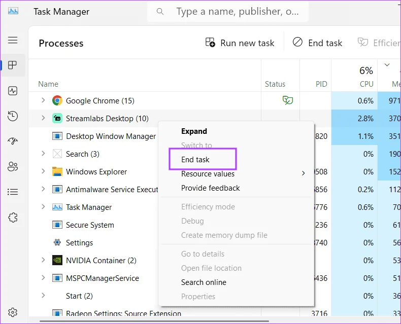 Top 7 des correctifs pour «&nbsp;Streamlabs ne capture pas le jeu&nbsp;» dans Windows 11