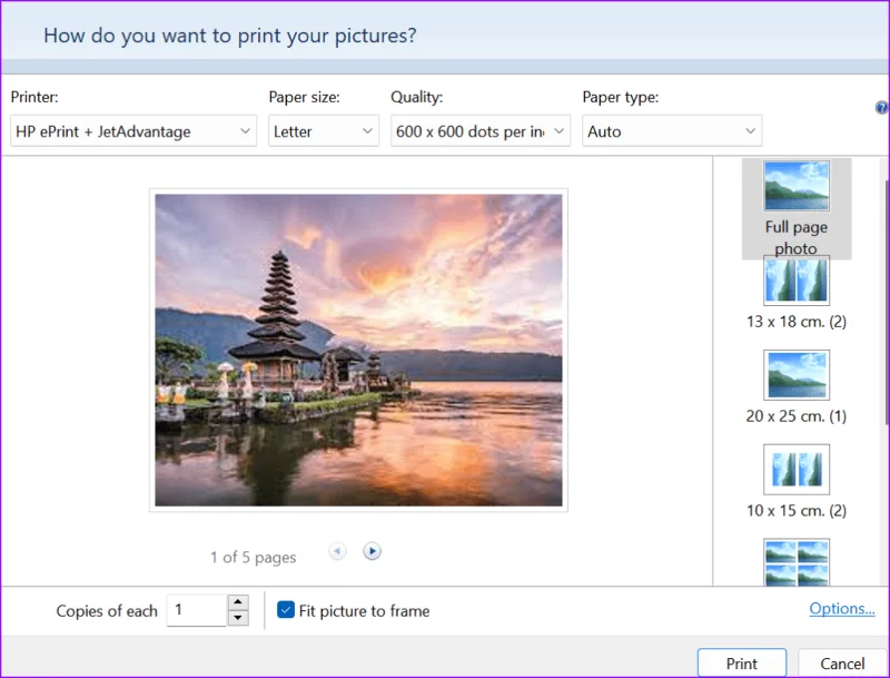 Cómo imprimir varios archivos en Windows 11