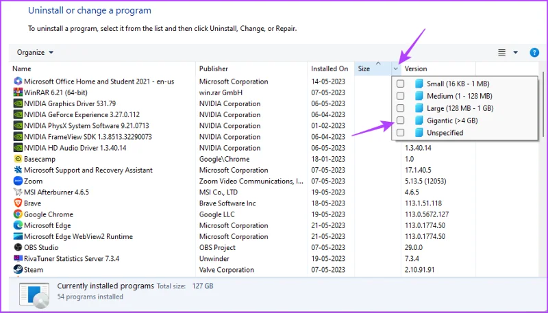 3 mejores formas de comprobar el tamaño de la aplicación en Windows 11