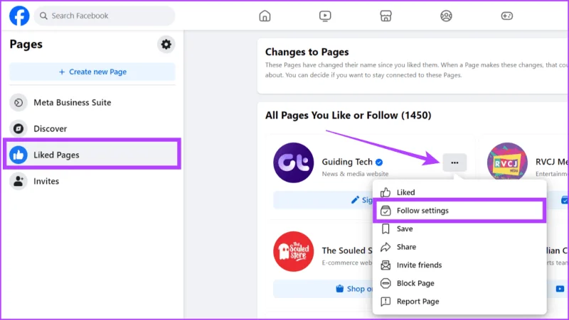 Comment ne plus suivre les pages Facebook auxquelles vous n'êtes plus lié