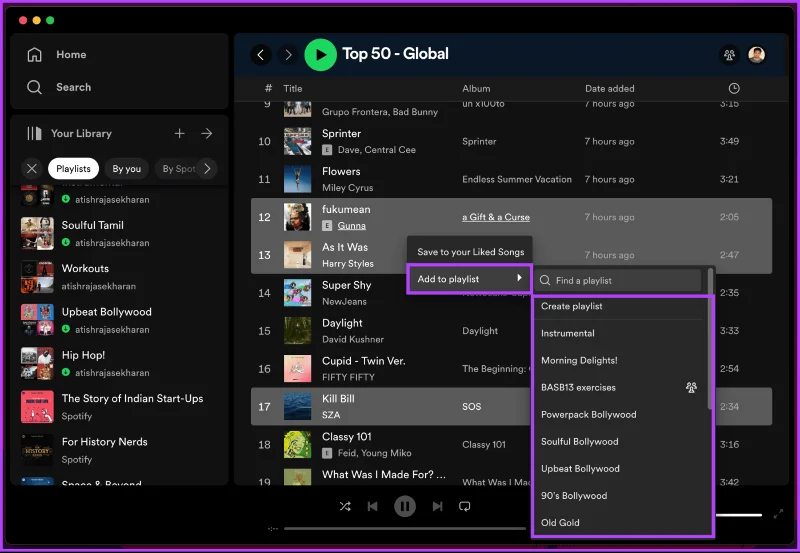 Come copiare una playlist Spotify su desktop e dispositivi mobili