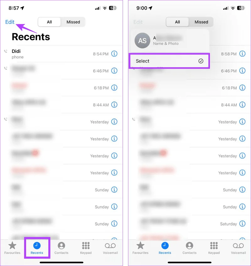 Hoe u de oproepgeschiedenis op de iPhone kunt bekijken en verwijderen