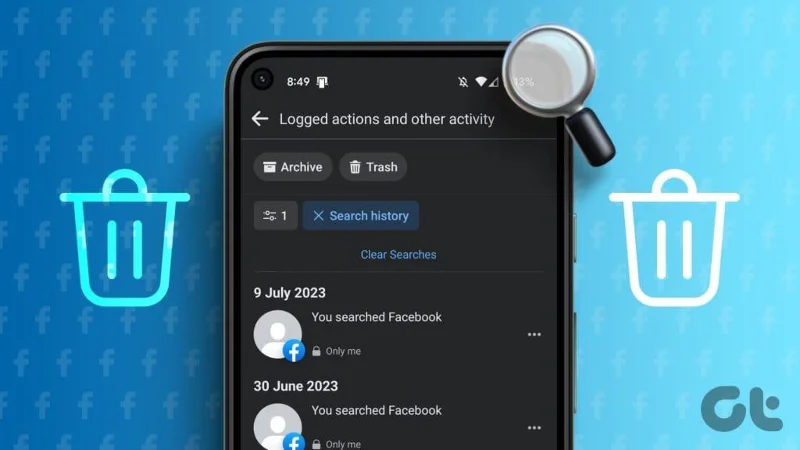 Facebook-zoeksuggesties wissen van iPhone, Android, Windows of Mac