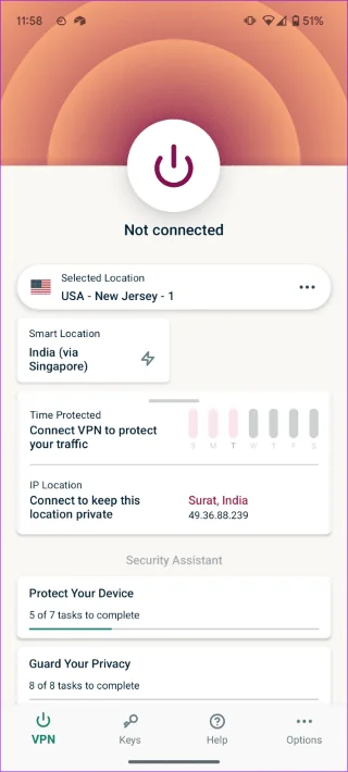 Uso de VPN para Instagram