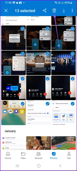 Come eliminare foto da OneDrive