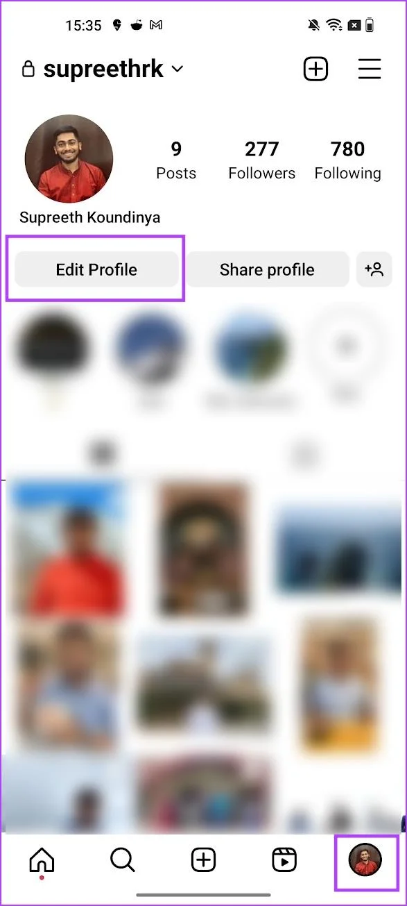 Come aggiungere i tuoi pronomi sul profilo Instagram