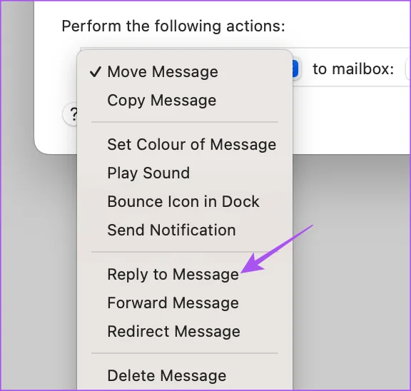 Comment configurer un message d'absence du bureau dans l'application Mail sur Mac