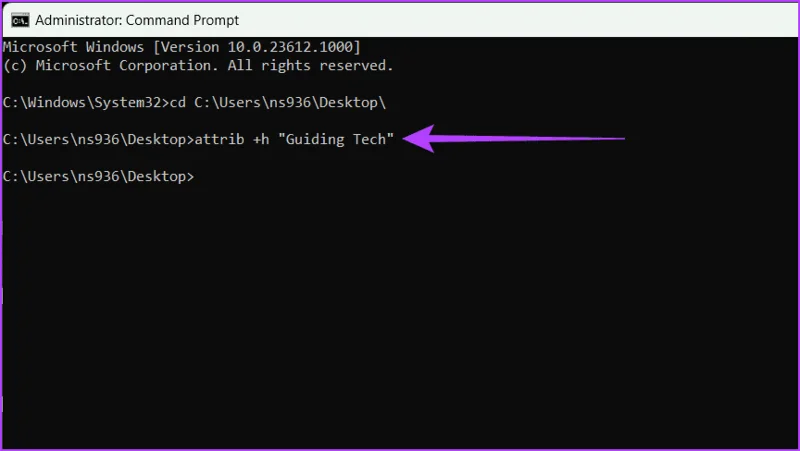 Cómo ocultar archivos y carpetas en Windows 11