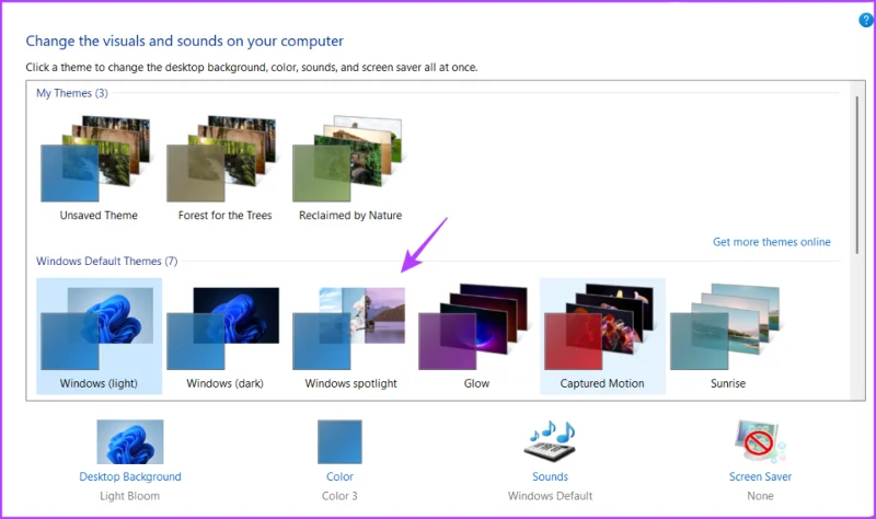 4 mejores formas de cambiar temas en Windows 11
