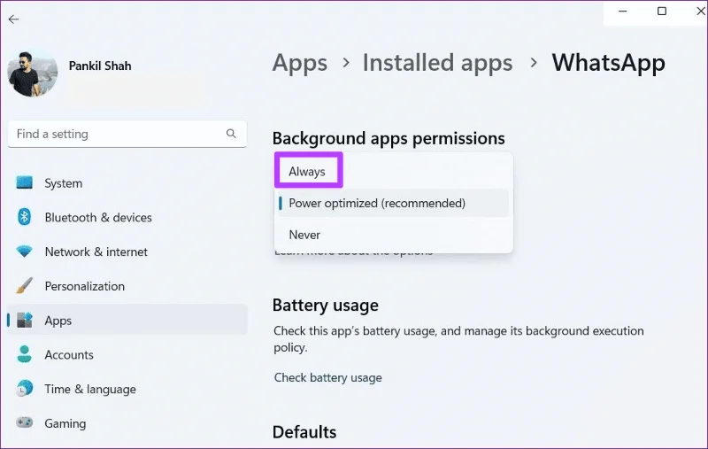 4 طرق لإصلاح مشكلة عدم عمل تطبيق WhatsApp للكمبيوتر الشخصي على نظام التشغيل Windows 11