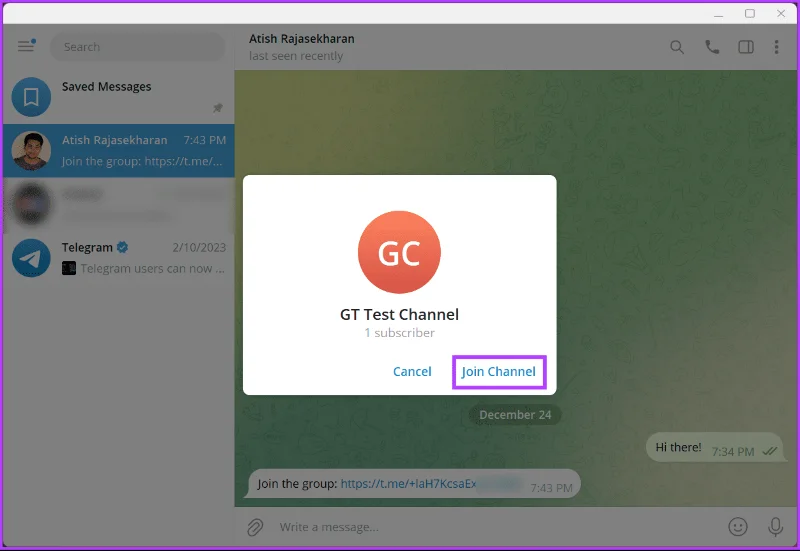 Comment rechercher des groupes et des chaînes Telegram