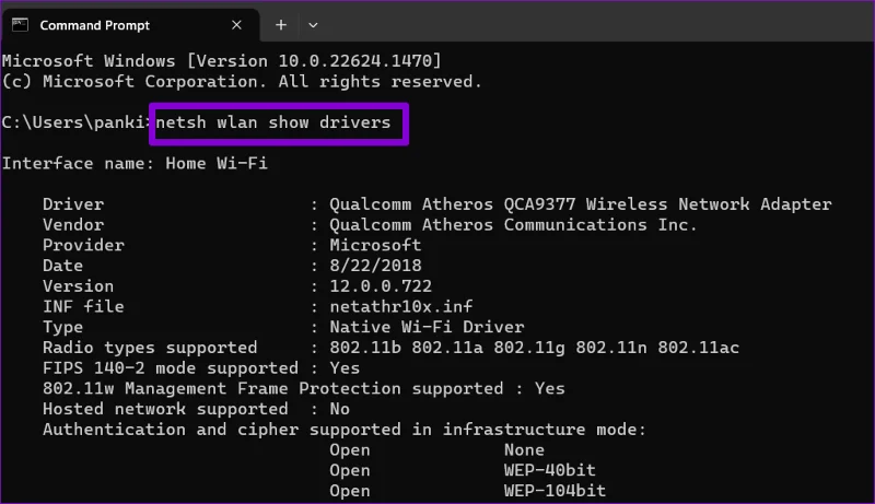 Les 8 meilleures façons de résoudre l'impossibilité de se connecter à la bande de fréquence 5 GHz du Wi-Fi sous Windows 11