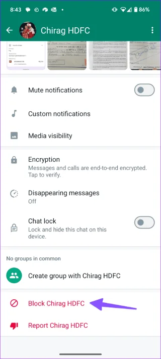Perché ricevo messaggi da un numero bloccato