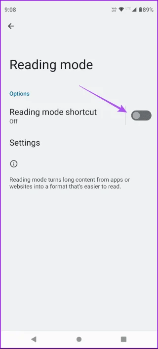Comment utiliser l'application Mode Lecture sur Android