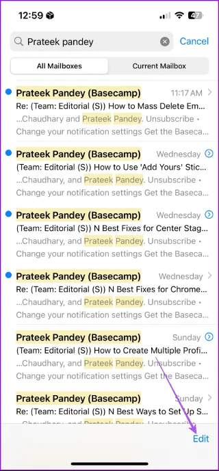 Comment supprimer en masse des e-mails dans Apple Mail