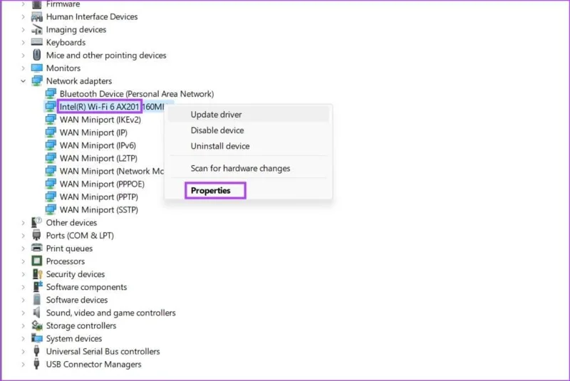 7 modi per risolvere i problemi relativi al driver o all'hardware dell'adattatore Intel Wi-Fi 6 AX201
