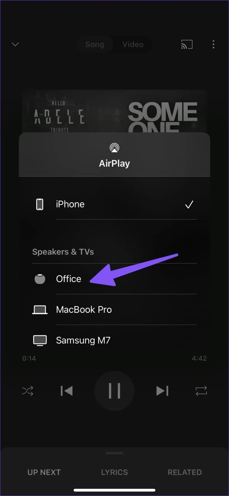 Comment lire de la musique YouTube sur HomePod
