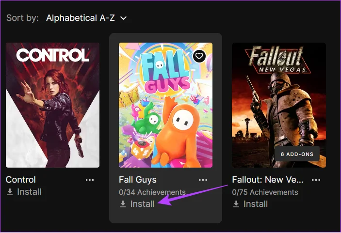 Comment changer l'emplacement d'installation d'Epic Games sous Windows
