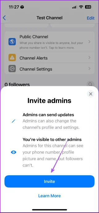 Comment ajouter plusieurs administrateurs aux canaux WhatsApp