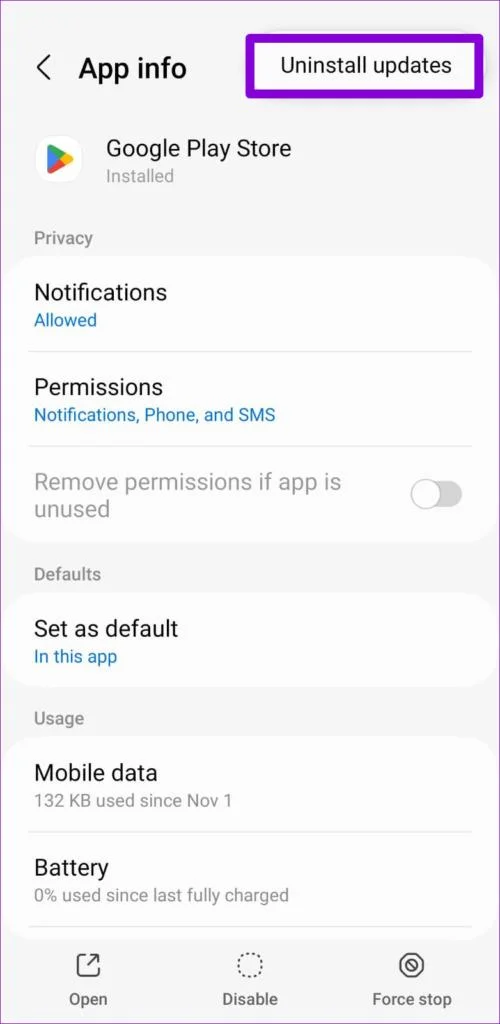 7 façons de réparer Google Play Store n'affichant pas les applications installées