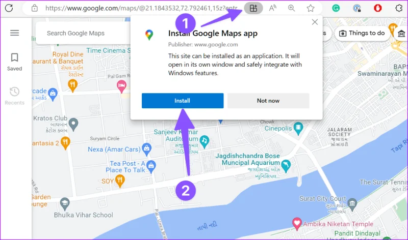 Cómo utilizar Google Maps en una PC con Windows