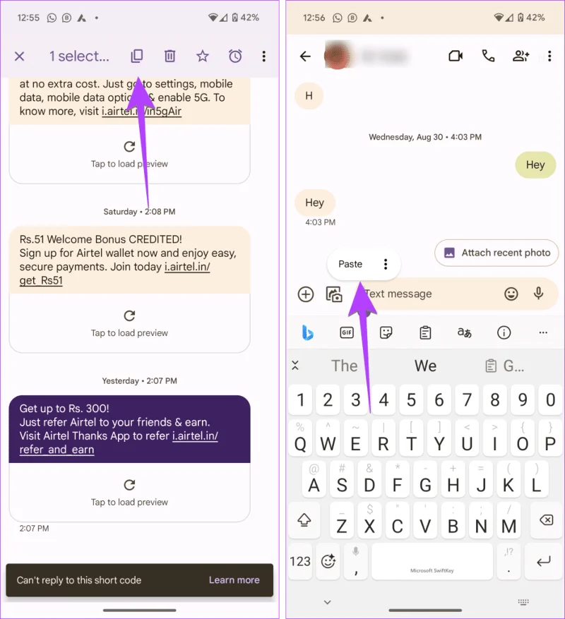 4 eenvoudige manieren om tekst op Android te kopiëren en te plakken