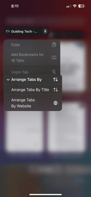Tabbladen vastzetten in Safari op iPhone, iPad en Mac