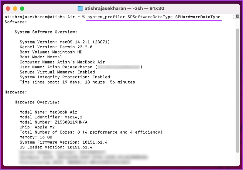 Come leggere e condividere il report di sistema su MacBook