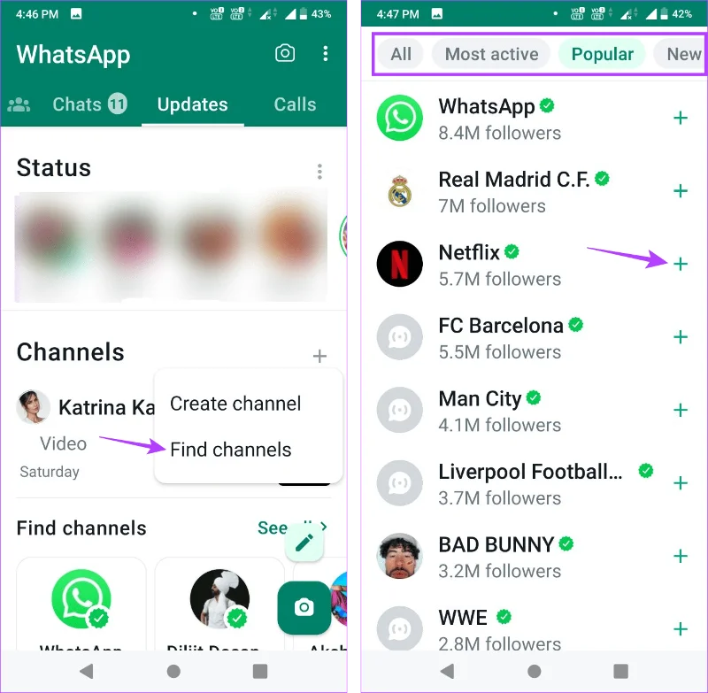 Que sont les chaînes WhatsApp et comment y accéder et les rejoindre