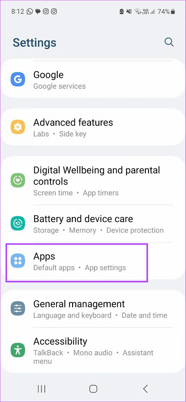 Czyszczenie pamięci podręcznej Messengera na Androidzie