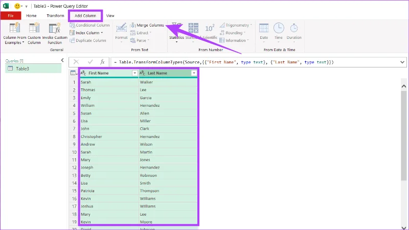 أفضل 6 طرق للجمع بين الأسماء الأولى والأخيرة في Microsoft Excel
