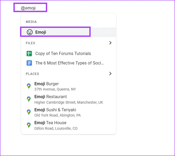 7 modi migliori per inserire emoji in Google Docs
