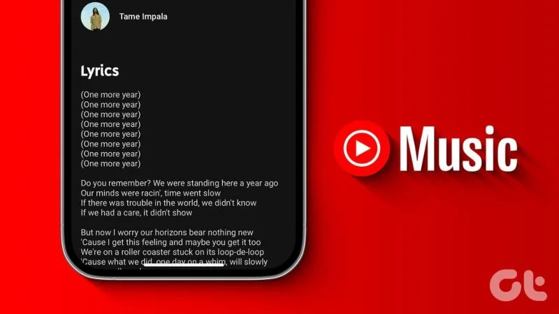 Comment activer les paroles de chansons sur YouTube Music sur mobile et ordinateur de bureau