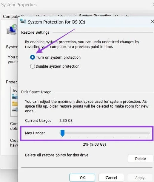 Pasos para realizar una restauración del sistema en Windows 11