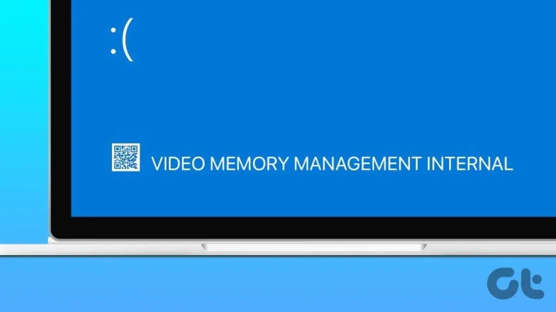 Diez soluciones para el error 'Administración de memoria de video interna' en Windows