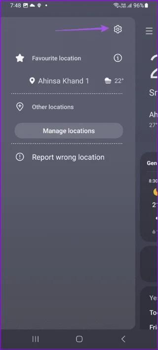 6 migliori soluzioni per la posizione non aggiornata nell'app Meteo sui telefoni Samsung Galaxy