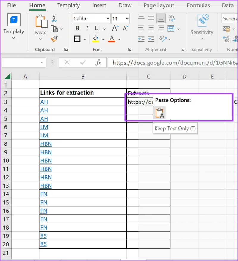 3 melhores maneiras de extrair um URL de hiperlinks no Microsoft Excel