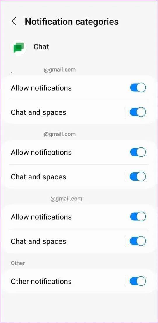 6 correzioni quando le notifiche dell'app Google Chat non funzionano