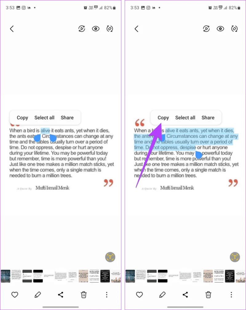 6 modi per estrarre e copiare testo da un'immagine in Samsung
